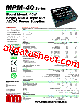 MPM-40D-0512型号图片