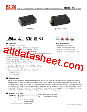 MPM-65-5-ST型号图片