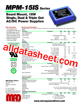 MPM15S15IS型号图片