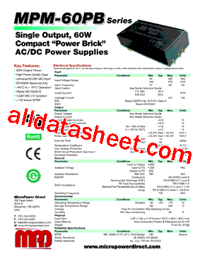 MPM60S09PB型号图片