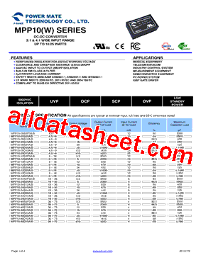 MPP10-12S05AB型号图片