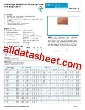 MPPS102J3C型号图片
