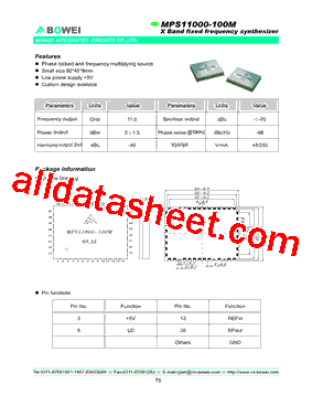 MPS11000-100M型号图片