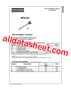 MPSA29_01型号图片