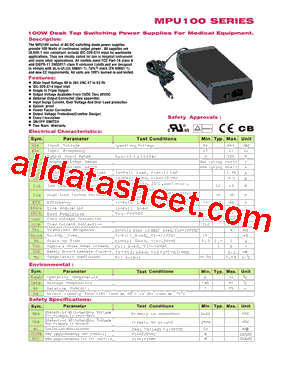 MPU100-102型号图片