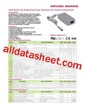 MPU50-101型号图片