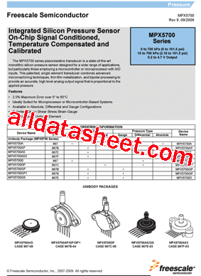 MPX5700ASX型号图片