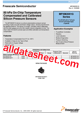 MPXM2051GST1型号图片