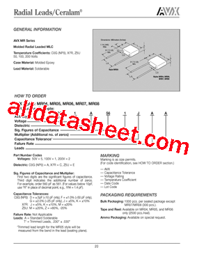 MR042C560DAT型号图片