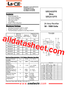 MR2402FR型号图片