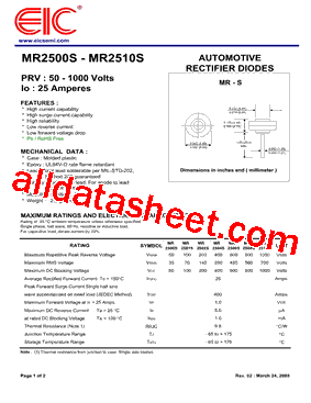 MR2500S型号图片