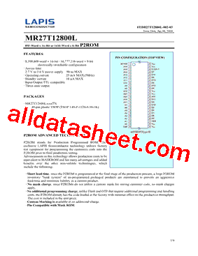 MR27T12800L型号图片