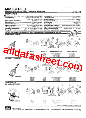 MRBA-1-3SUGXRA型号图片