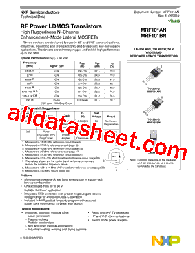 MRF101BN型号图片