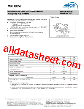 MRF10350_15型号图片