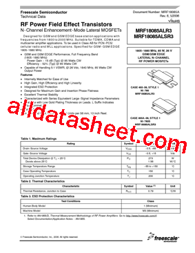 MRF18085ALSR3型号图片