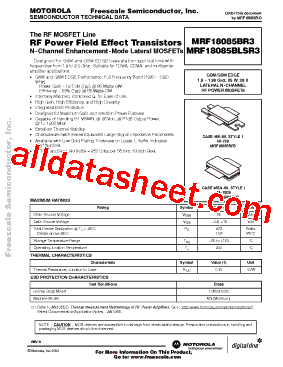 MRF18085B型号图片