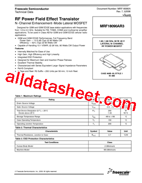 MRF18090AR3型号图片