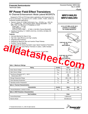 MRF21060LR3型号图片