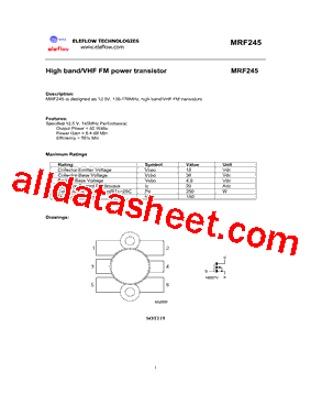 MRF245型号图片