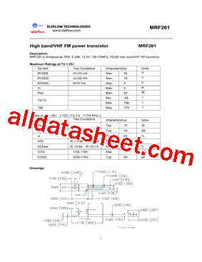 MRF261型号图片