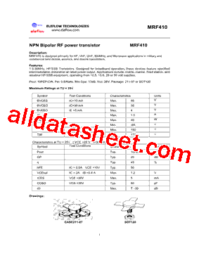 MRF410型号图片