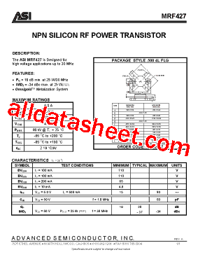 MRF427型号图片