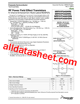 MRF6VP3450HSR5型号图片