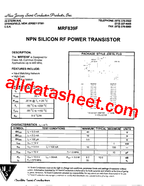 MRF839F型号图片