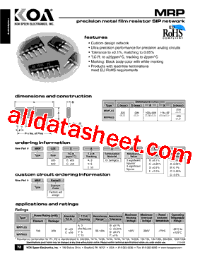 MRPA03EAD型号图片