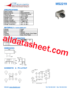 MS2219L6型号图片