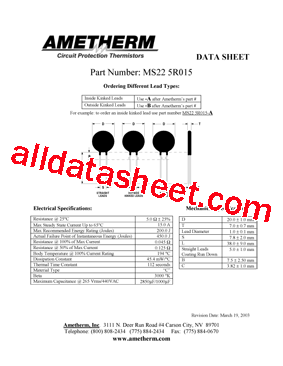 MS225R015-A型号图片