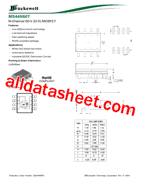MS44N60T型号图片
