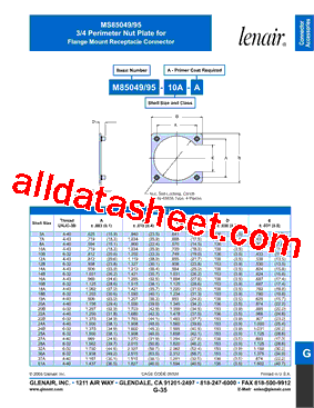 MS58049-95-27A型号图片