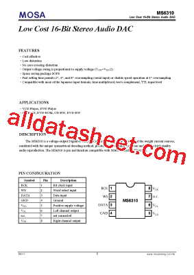 MS6310CSTR型号图片