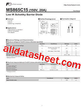 MS865C15型号图片