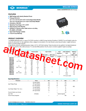 MSAU406型号图片