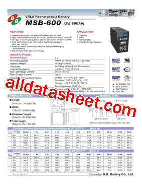 MSB-600型号图片