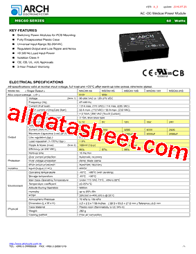 MSC60-15S型号图片