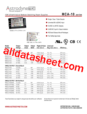 MSCA-0104DRL型号图片