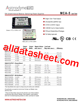 MSCA-5000型号图片