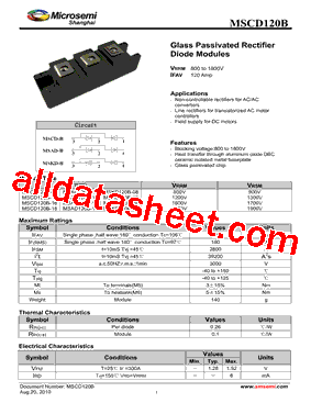 MSCD120B-18型号图片