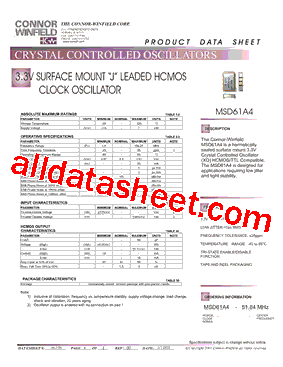 MSD61A4-51.84M型号图片