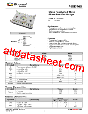 MSD70S型号图片