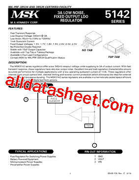 MSK5142-1.9HTG型号图片