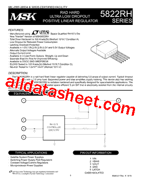 MSK5822-5.0型号图片