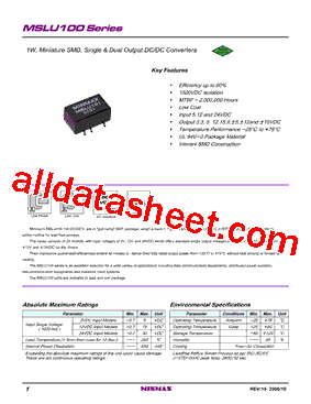 MSLU129型号图片