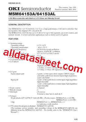 MSM64153A型号图片