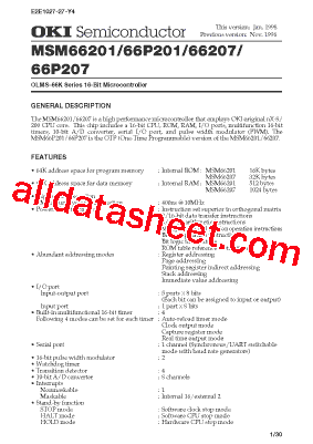 MSM66P201型号图片
