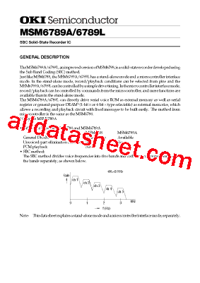 MSM6789A型号图片
